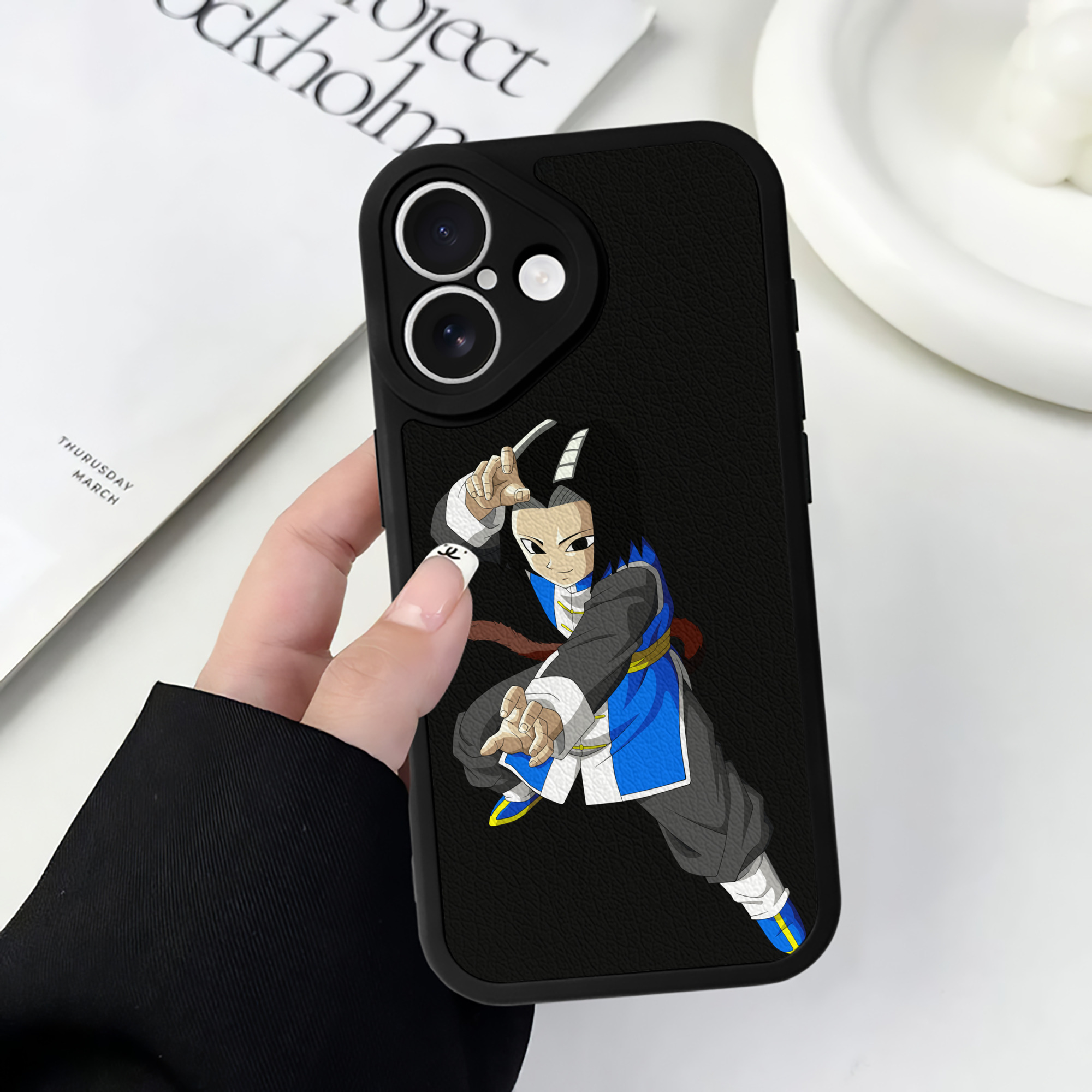 （画像用） ドラゴンボール DRAGON BALL 【iPhone 16シリーズ対応】シリコンスマホケース（レザー調） 材質：シリコン